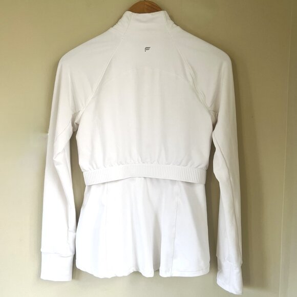 Fabletics Trinity Performance Jacket, Egret White, Size S - Picture 4 of 16